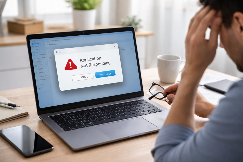 Resolving Software Not Responding Issues